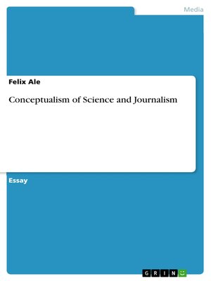 cover image of Conceptualism of Science and Journalism